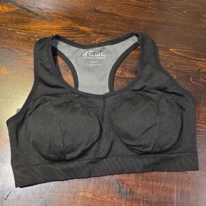 REBL julianna kay Black Sports Bra with Molded Cups